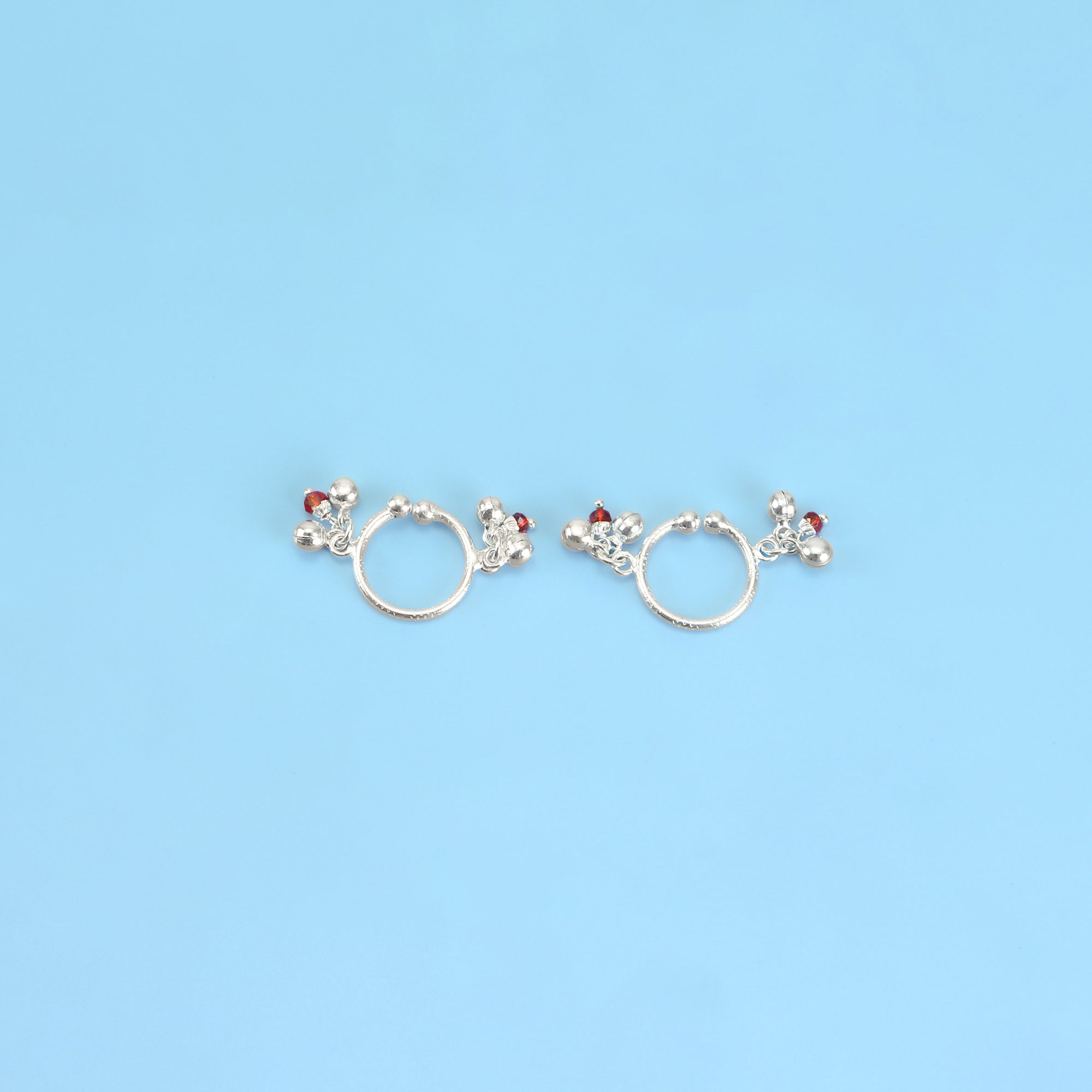 Sterling Silver Ghunghru Kada Payal for Laddu Gopal