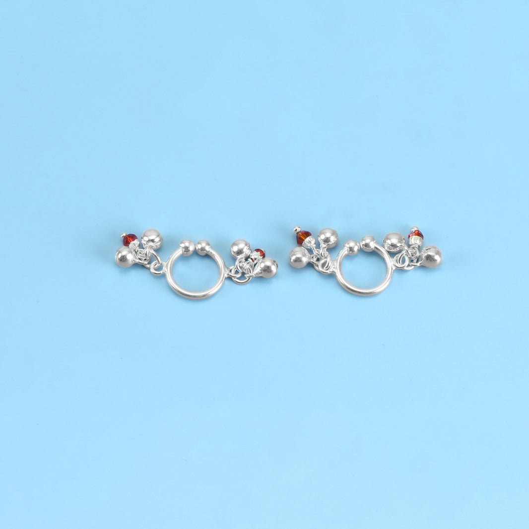 Pure Silver Ghungru Kada Payal for Laddu Gopal