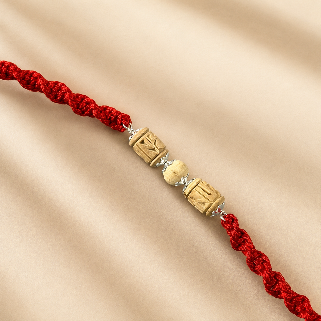 Premium Silver Original Tulsi Rakhi