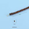 Handcrafted Rudraksha Bracelet – Pure Silver Hooked Design