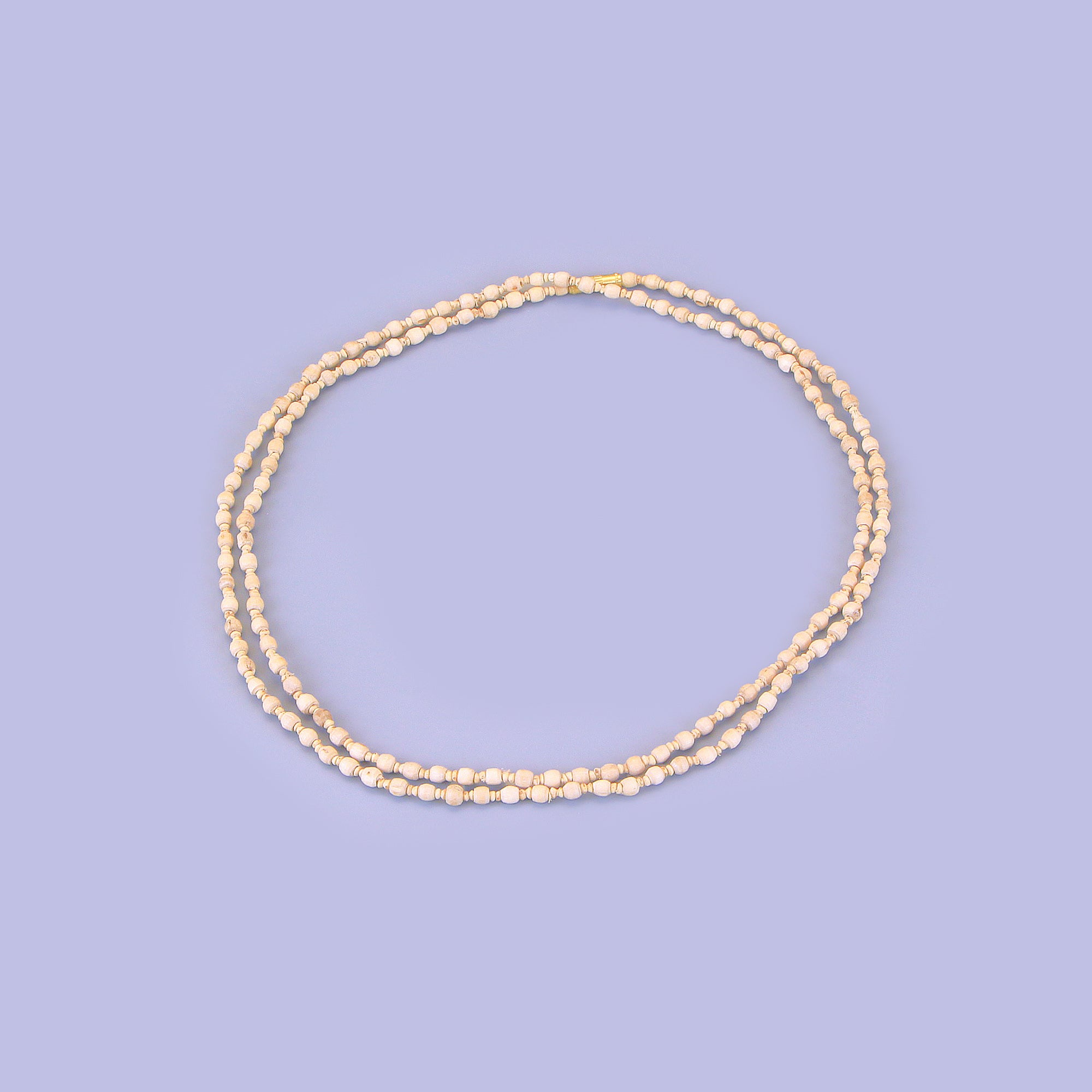 Double Layer Tulsi Kanthi Mala – Handcrafted Original Tulsi Beads