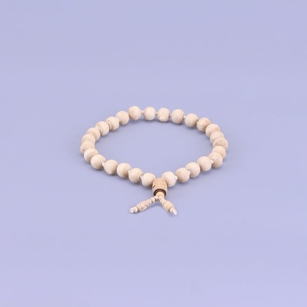 Pure Tulsi Japa Mala 27+1  Guru Bead, Vrindavan