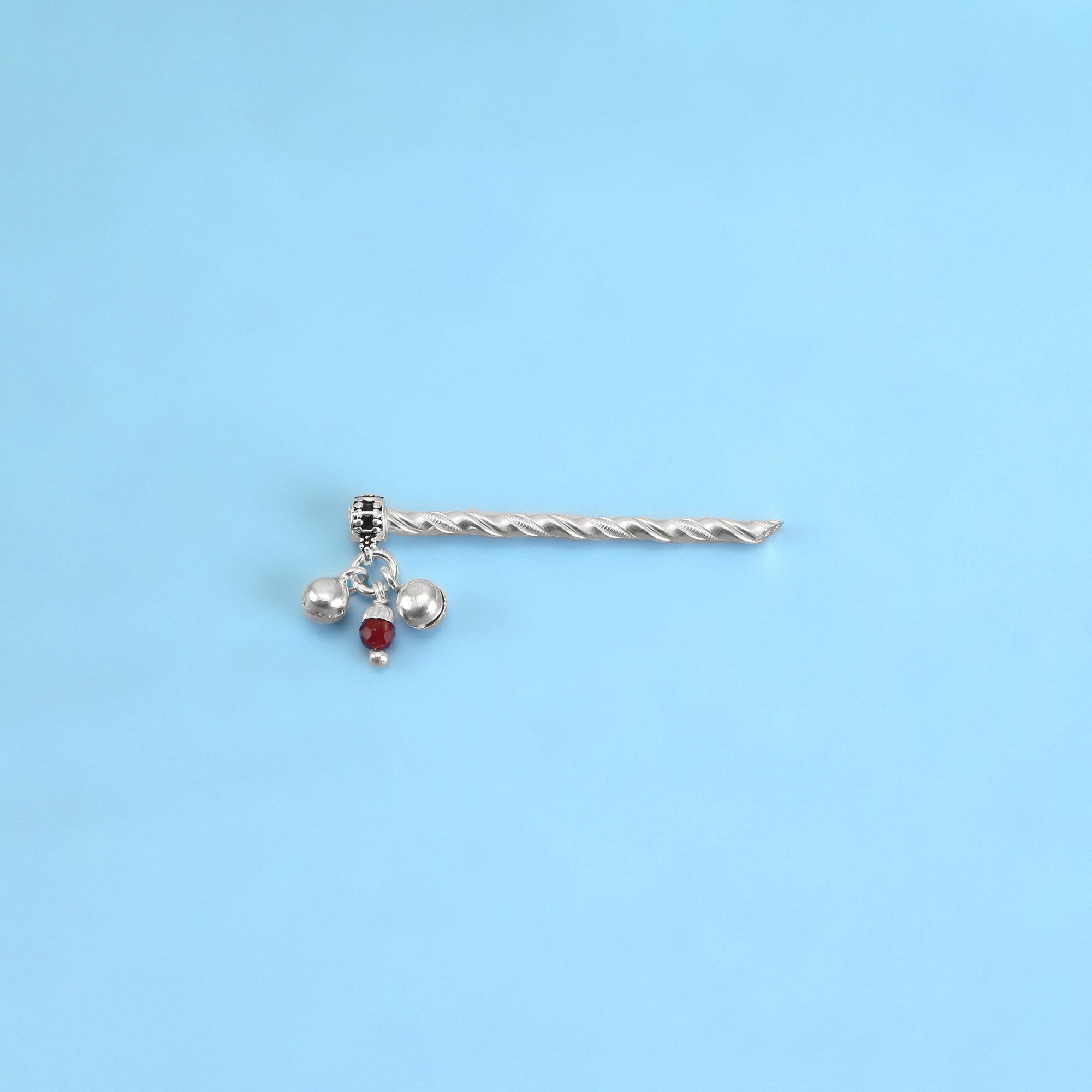 Pure Silver Laddu Gopal Chhadi - Diety Accessories