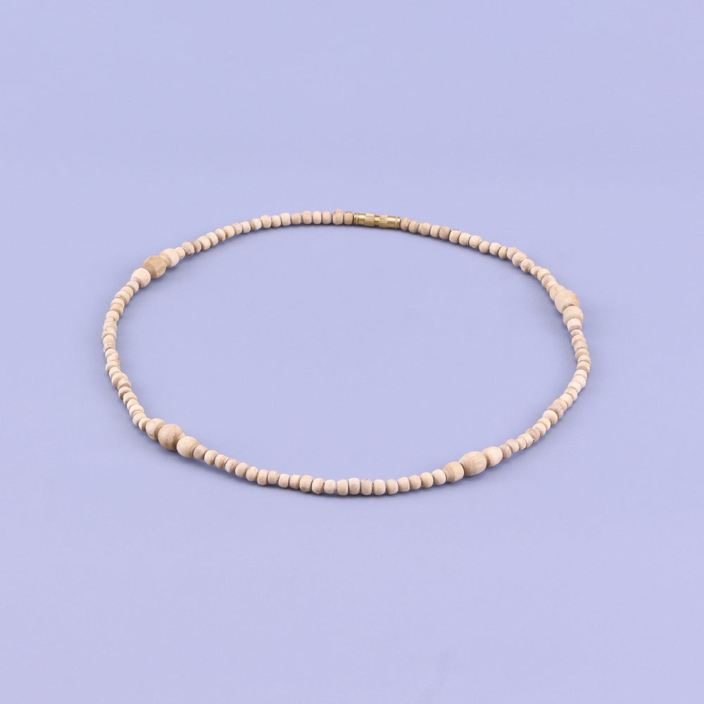 Original Tulsi Kanthi Mala - Oval Beads, Handmade Basil Mala