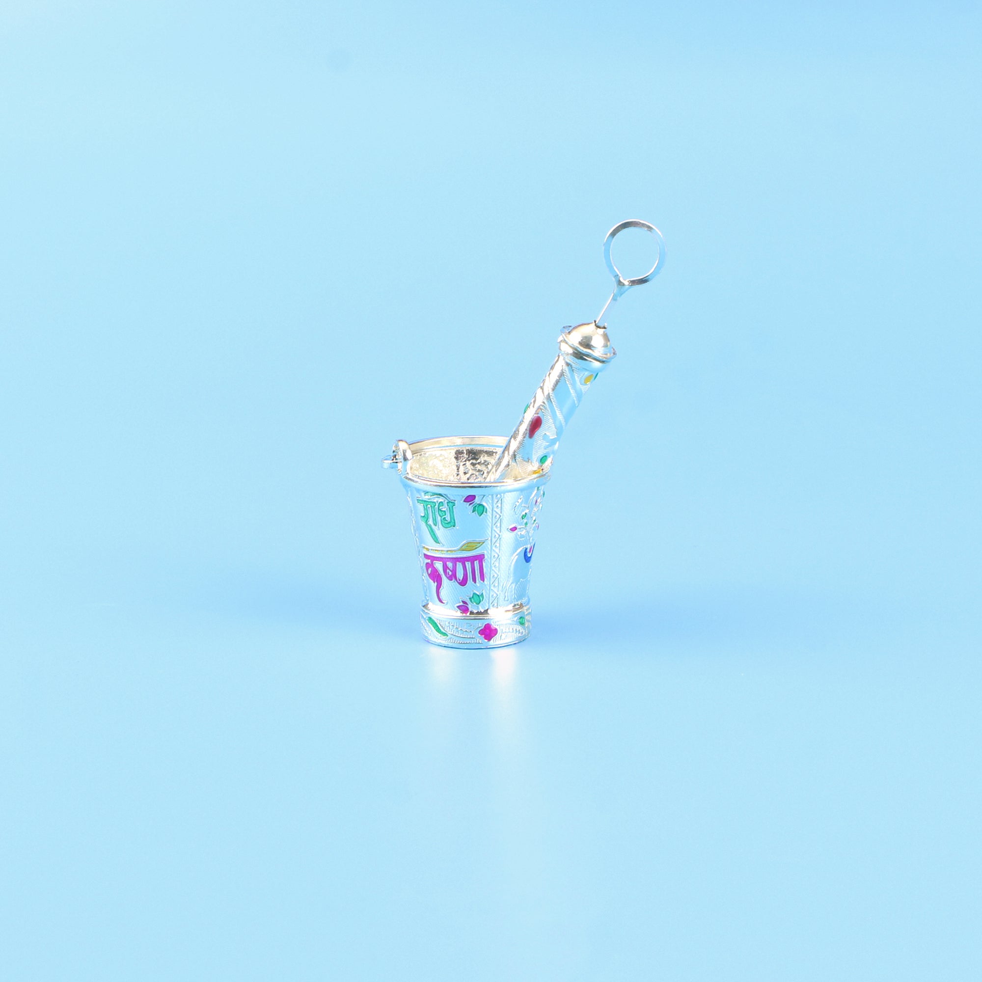 Pure Silver Pichkari Balti Set