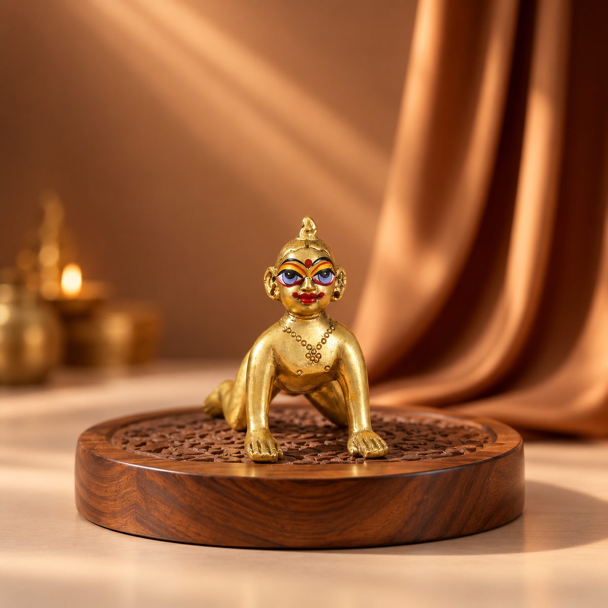 mere krishna Handcrafted Radha Rani Idol