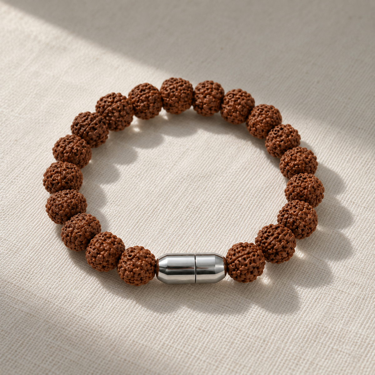 9 Mukhi Rudraksha Bracelet for Men and Women with magnetic Clasp