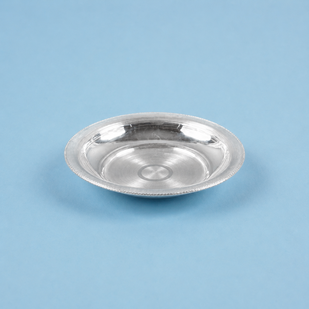 Pure Silver Untesil (Plate) for Idols