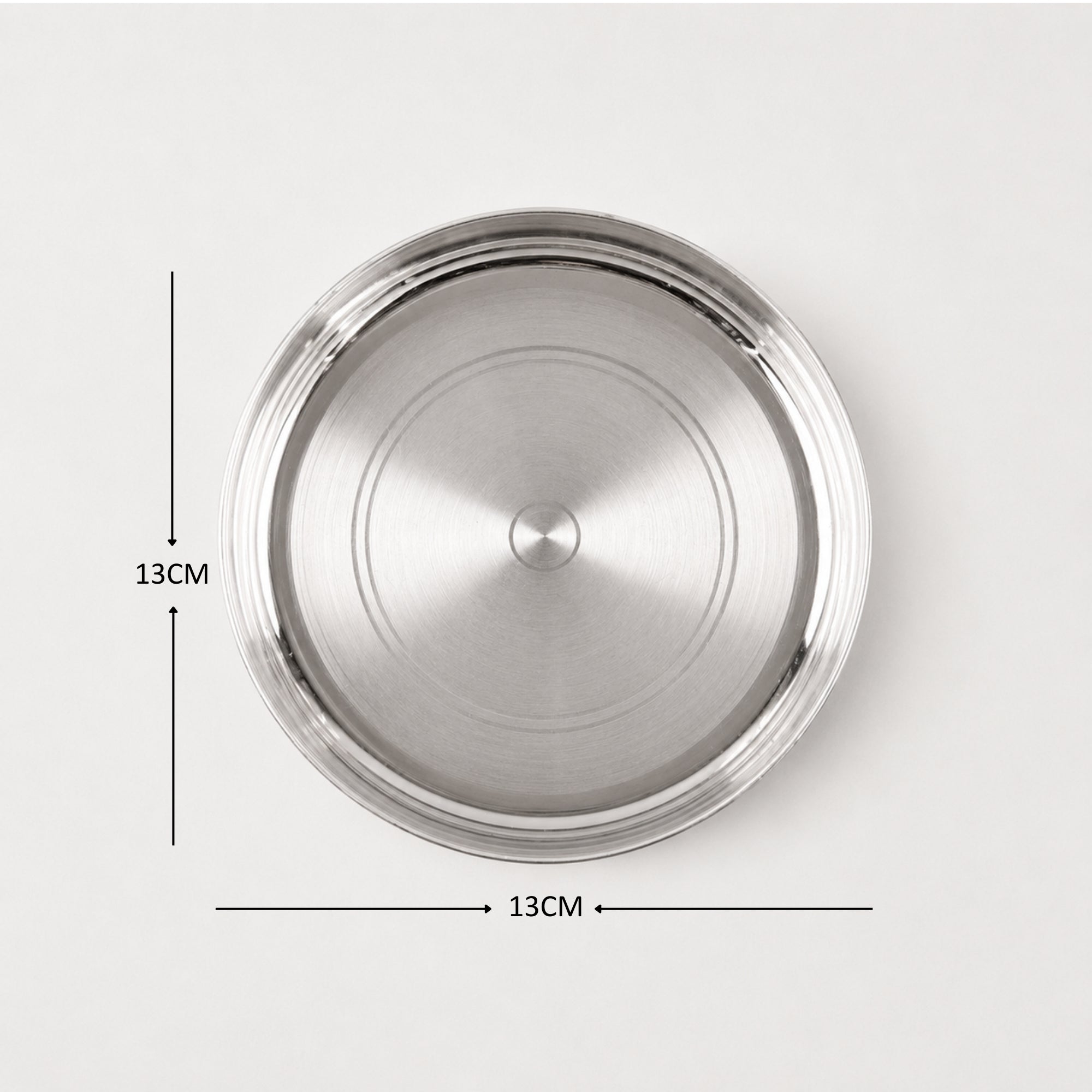 Mere Krishna pure silver thali for idols