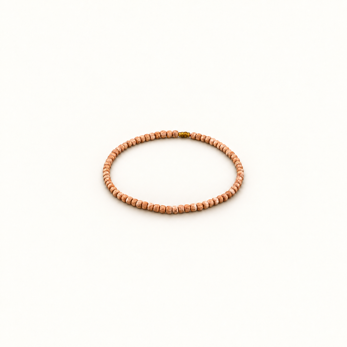 Premium Tulsi Kanthi Mala (Carved Round Beads, Natural Finish)