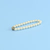 White Pearl Bracelet – Silver Capped Beads for a Premium Look