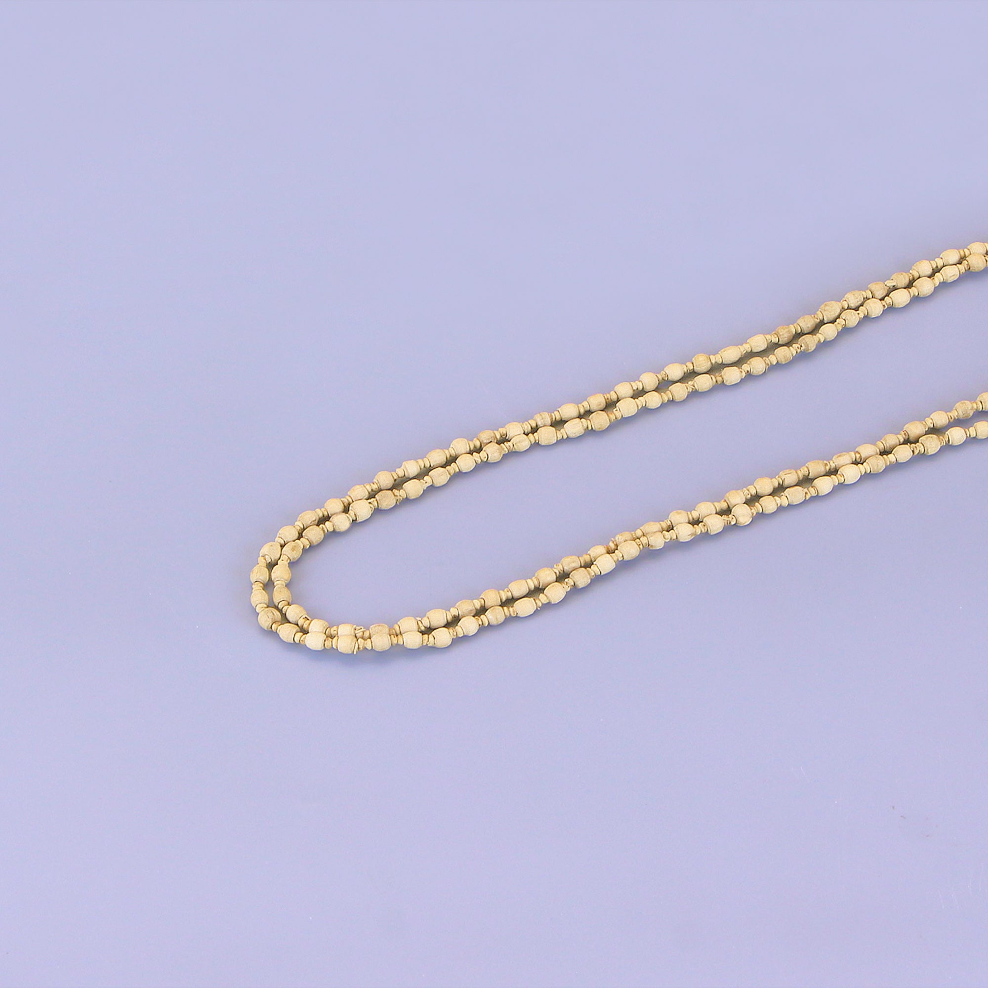Double Layer Tulsi Kanthi Mala – Handcrafted Original Tulsi Beads