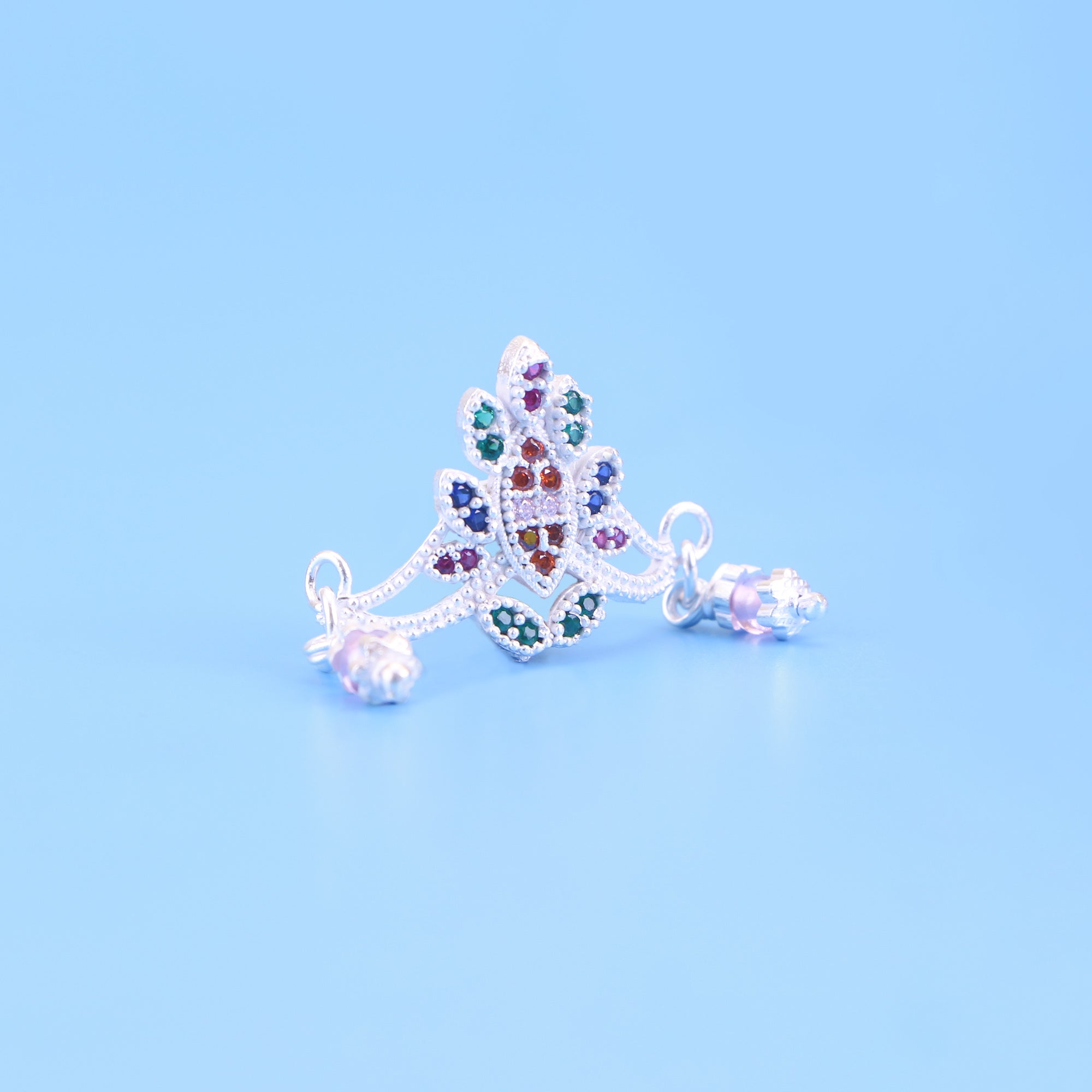 Sterling Silver Mukut for Laddu Gopal – Beautiful Idol Crown