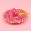 Laddu Gopal Pink Dress - Handcrafted, Beads Work, Size 6