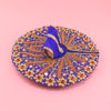 Laddu Gopal Blue Dress - Handcrafted, Peacock Design, Mirror Work