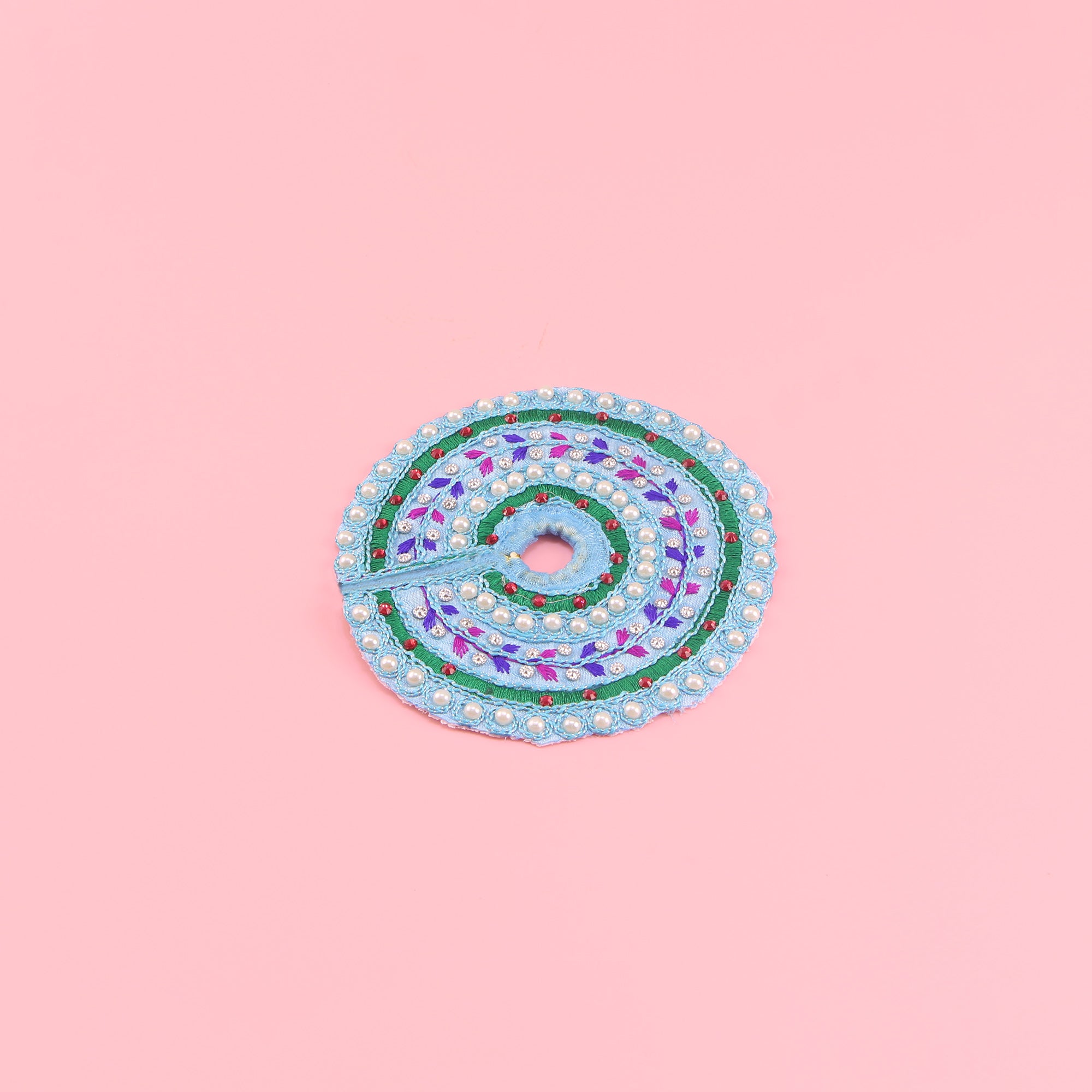 Laddu Gopal Blue Dress - Handcrafted with Patka, Size 1