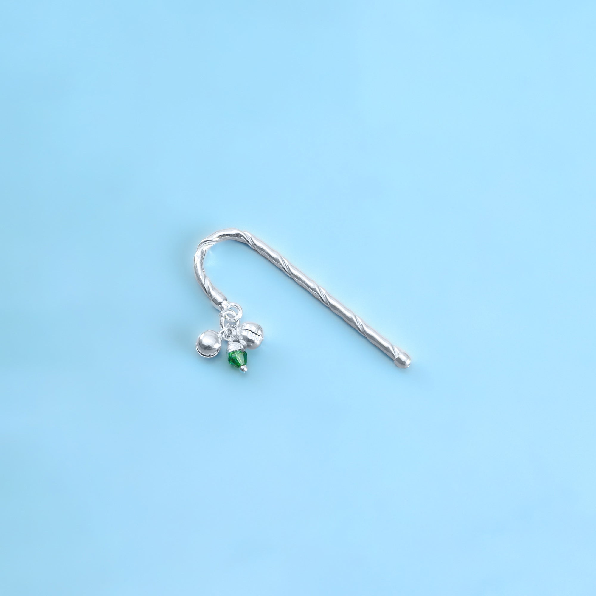 Pure Silver Laddu Gopal Chhadi - Diety Ornament