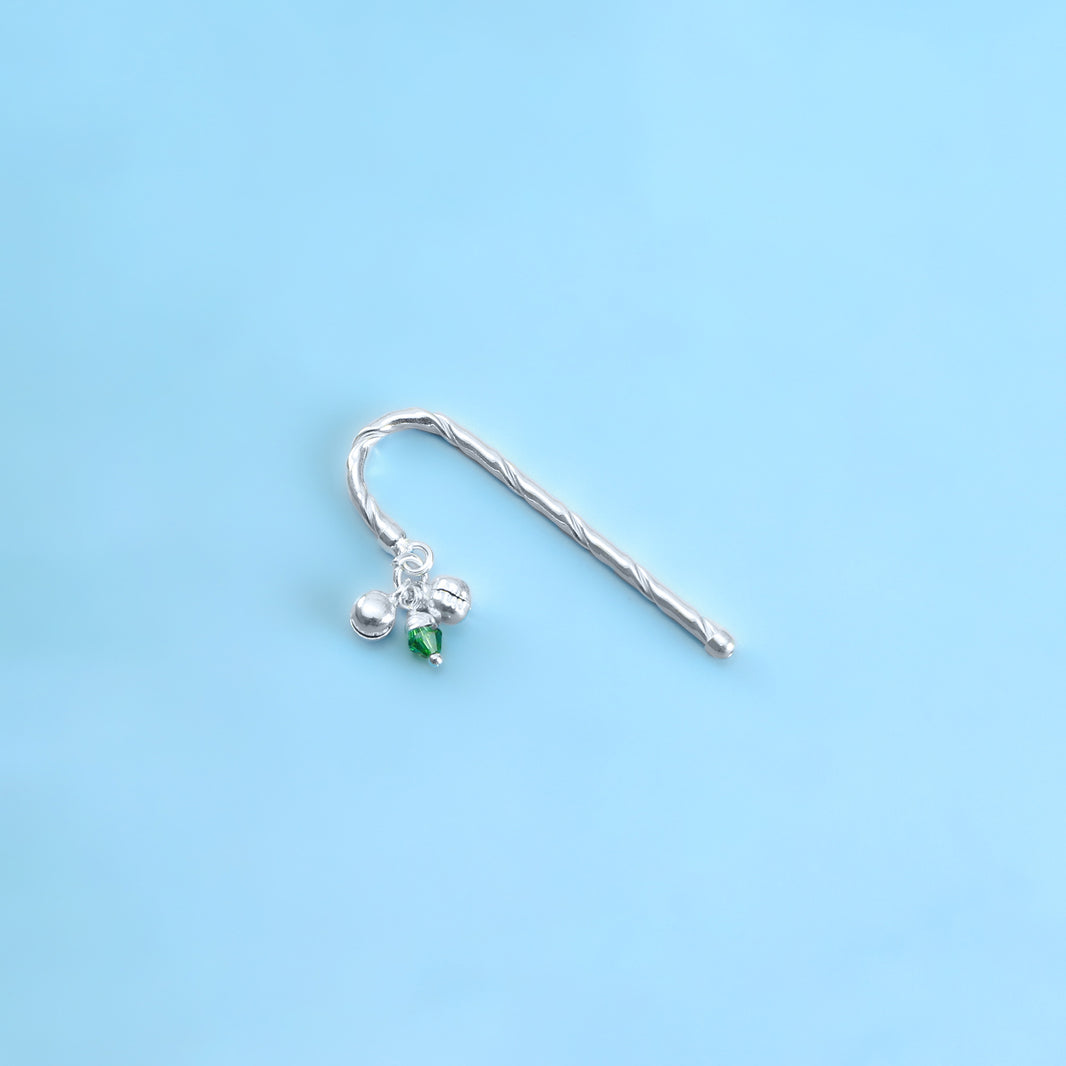 Pure Silver Laddu Gopal Chhadi - Diety Ornament