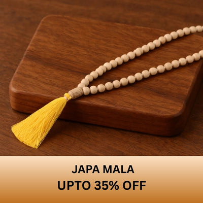 merekrishna 108 bead Tulsi Japa Mala with yellow tassel and up to 35% off offer