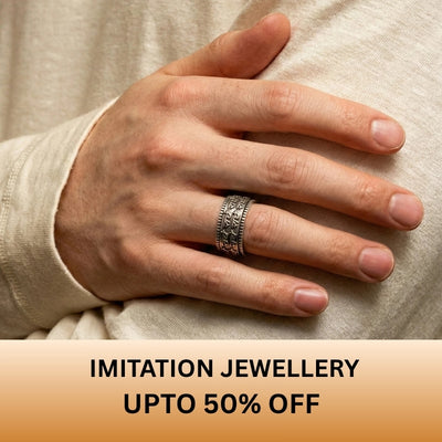 merekrishna imitation jewellery ring worn on hand with up to 50% off offer