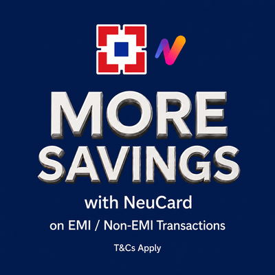 merekrishna NeuCard savings offer on EMI and non-EMI transactions