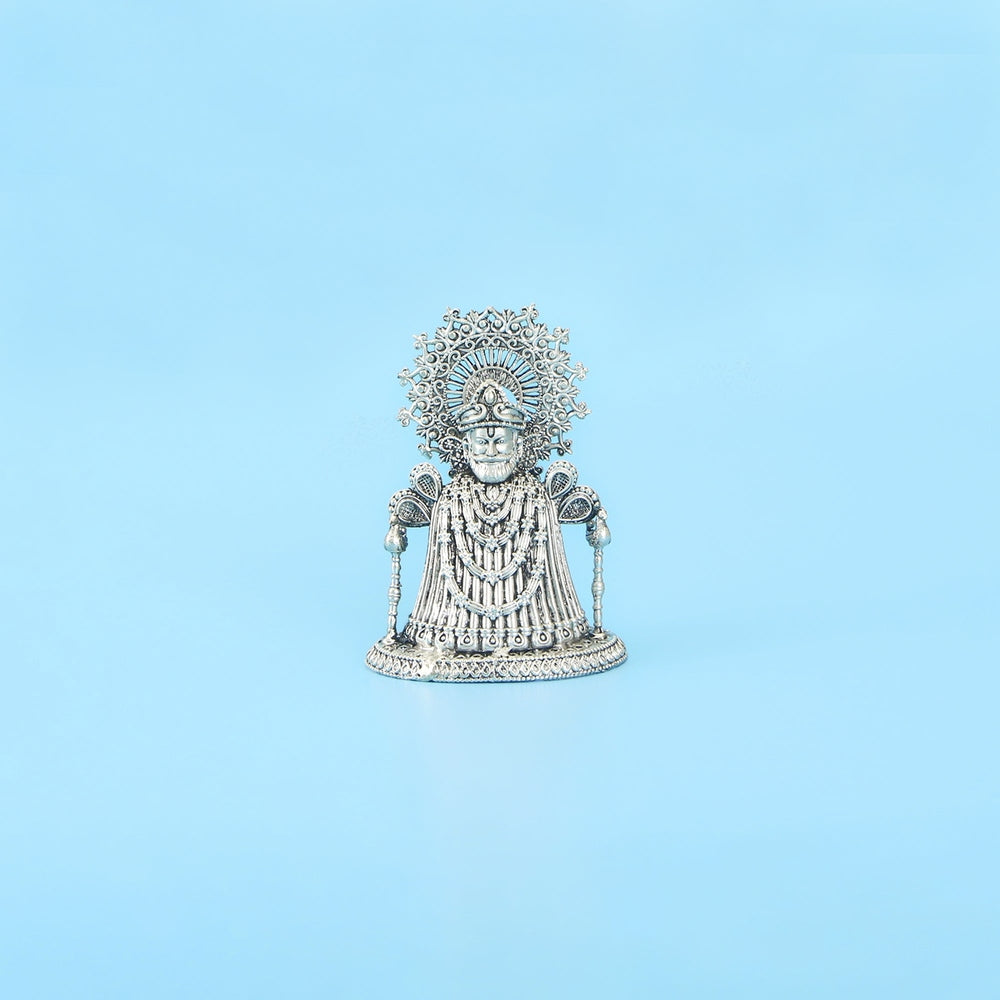 Pure silver Khatu Shyam Ji idol of Shyam Baba murti 