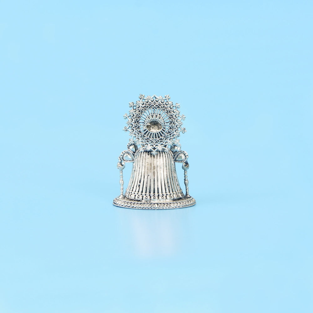 Mere Krishna pure silver khatusyam back view