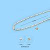 Gold Tulsi Kanthi Mala – Pure Gold Beads with Beautiful Tulsi Carved Beads