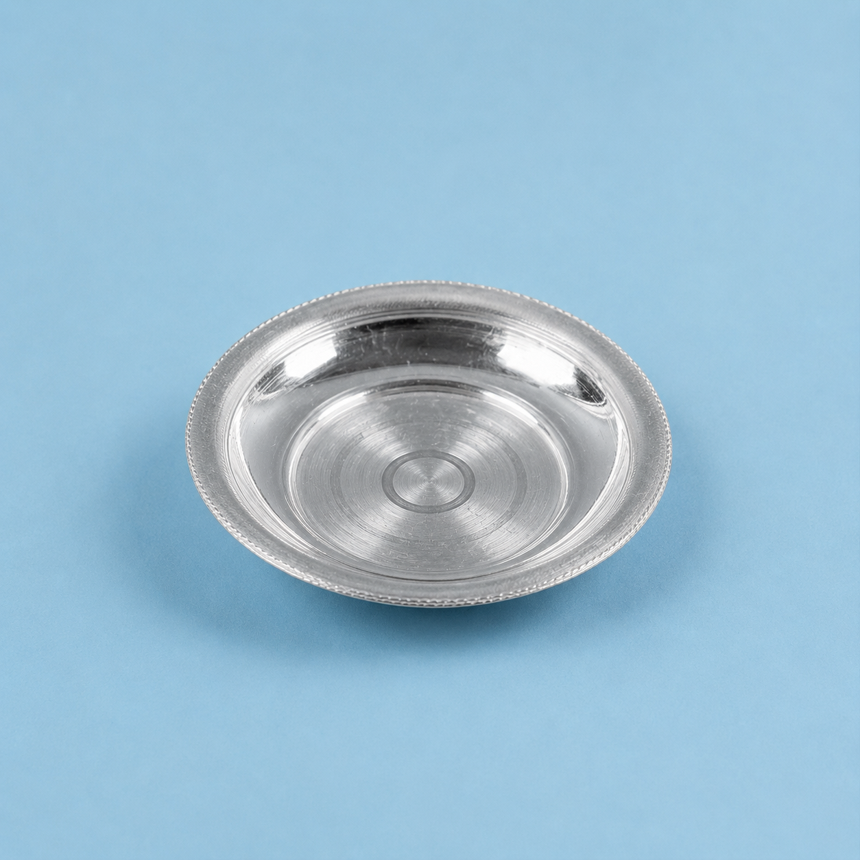 Size and dimension reference guide for pure silver deity utensil plate